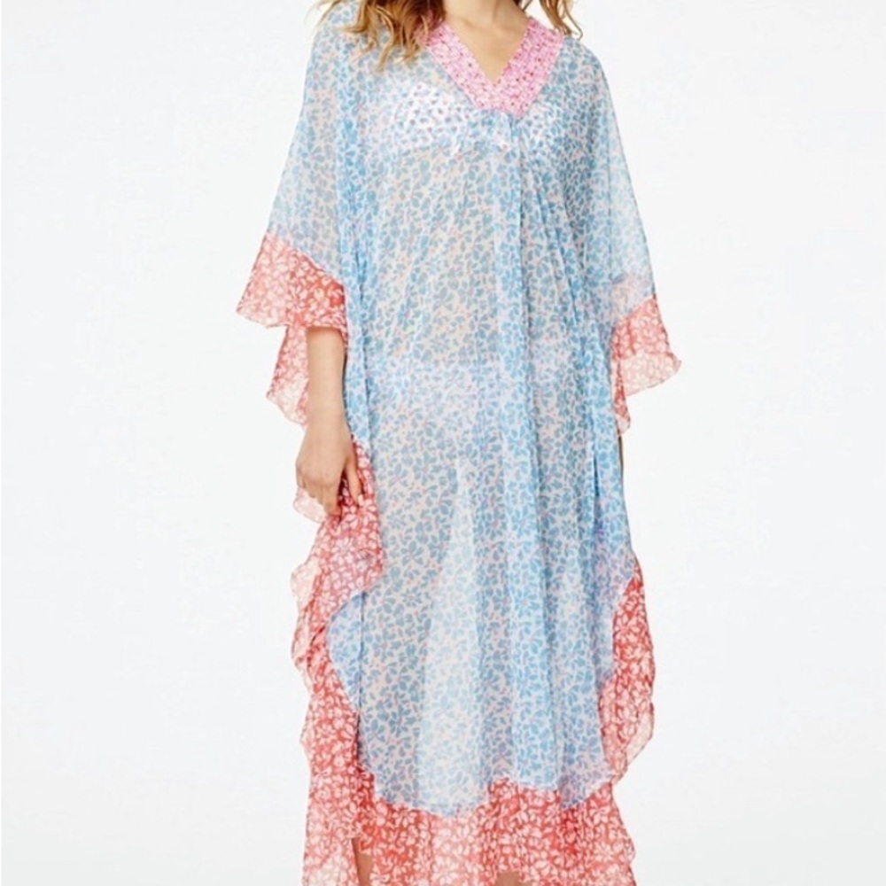 NEW Roller Rabbit Vinca Sandia Cover Up Sz. M/L